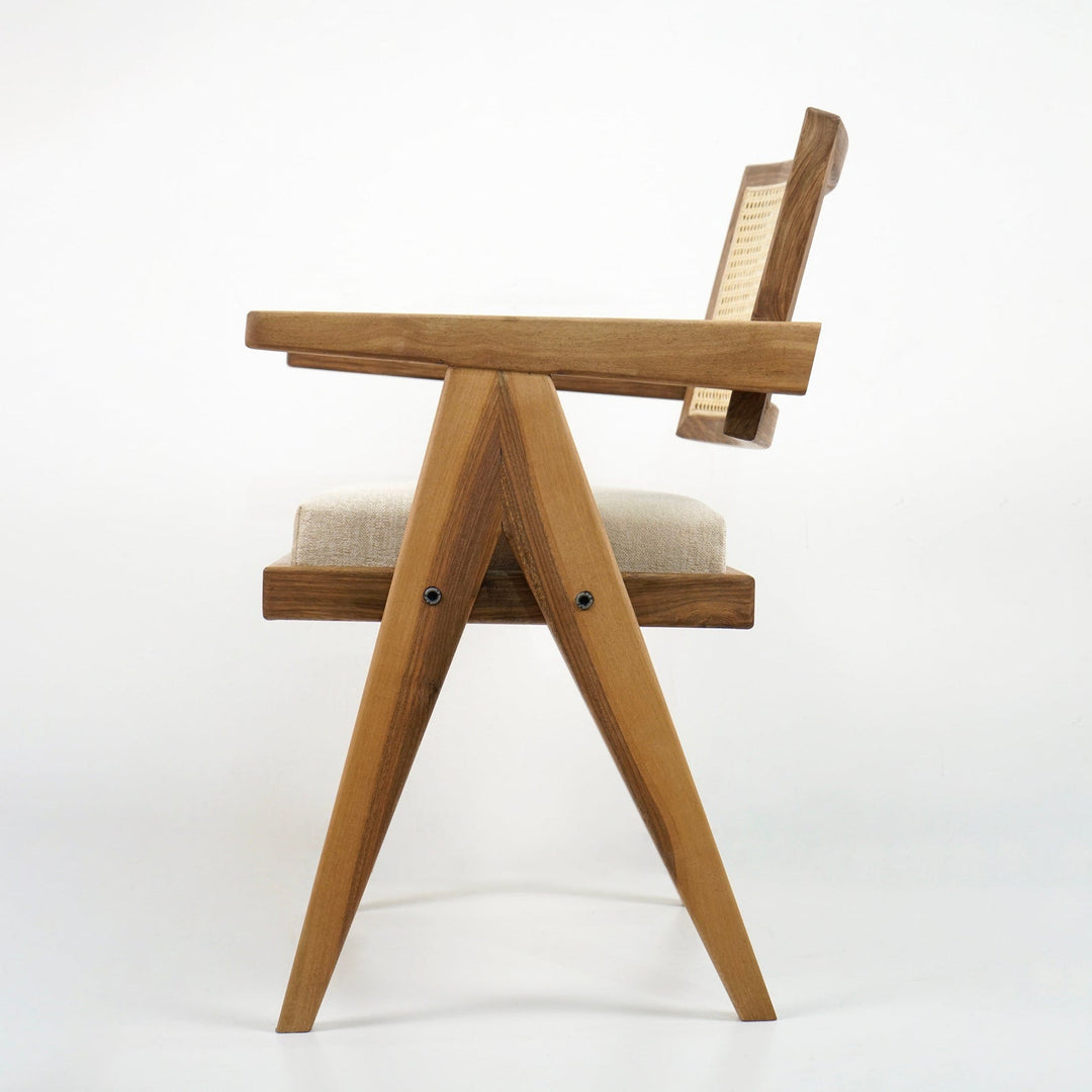 Pierre Jeanneret Yemek Sandalyesi v.1 - Furni Treasure