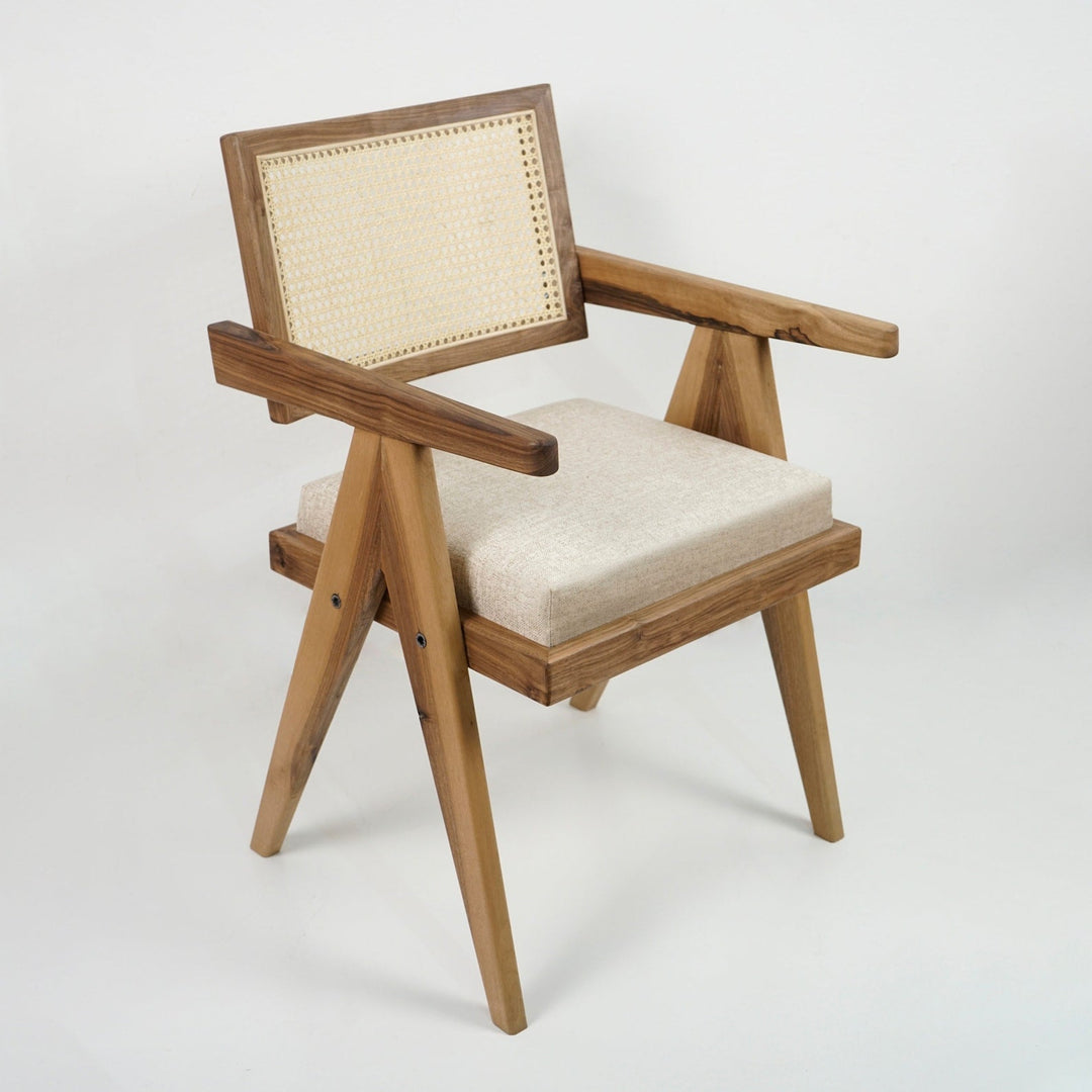 Pierre Jeanneret Yemek Sandalyesi v.1 - Furni Treasure